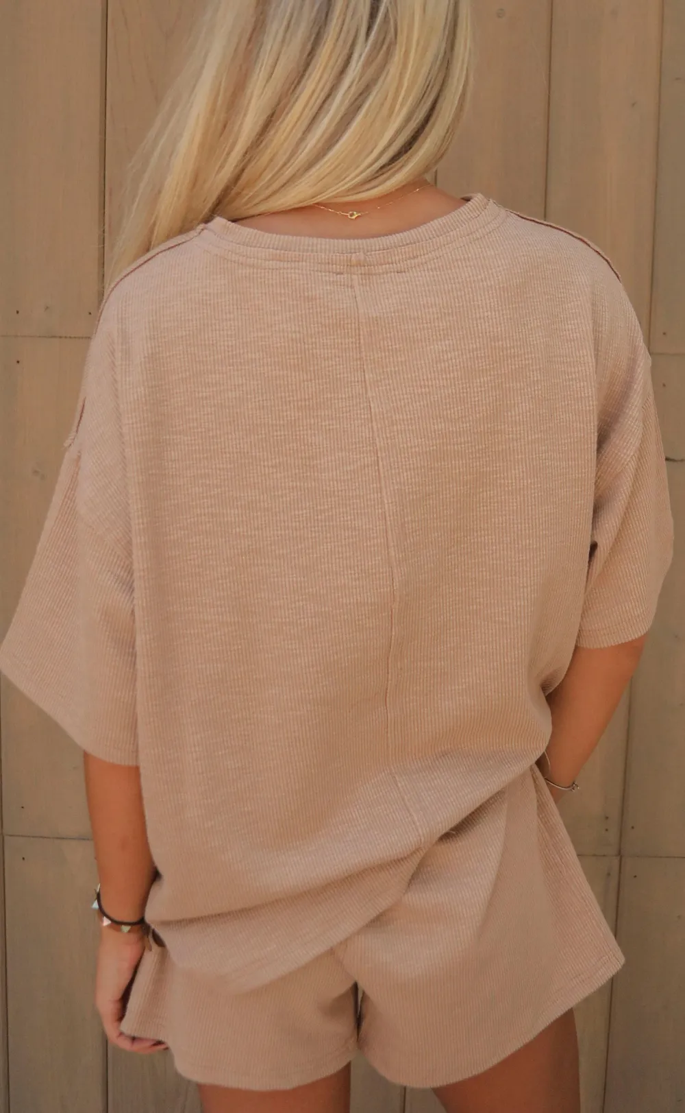 Loose fitting Short Sleeved Top and Shorts Set