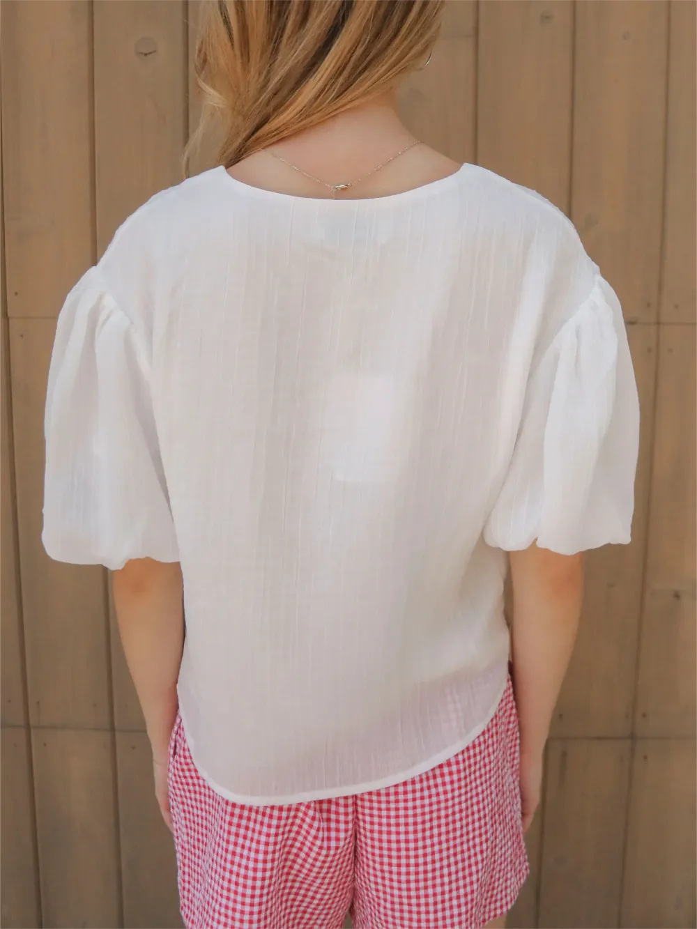 Short Sleeve Sheer Button Down Shirt